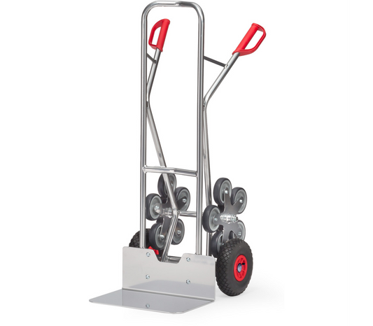 Alu trappensteekwagen AK1328 - Luchtbanden 260 x 85 mm en wielster