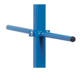 Draagarm 370 mm lang met PVC slang, toebehoren, 1 set = 2 stuks, incl. bevestigingsmateriaal