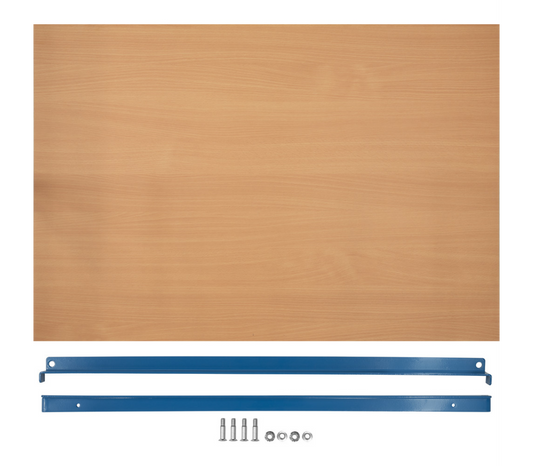 Etage voor etagewagen 850 x 500 mm - toebehoren - - met 1 paar etagedragers