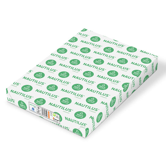 Nautilus Classic wit gerecycled papier 160 g/m² – 450 x 640 mm SRA2 LL (pak van 12)