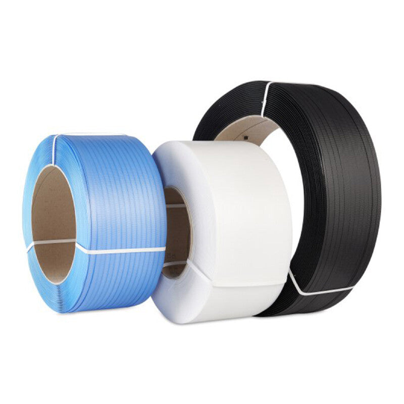PP strappingband blauw 5 mm x 9000 m – kern 150 mm
