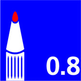 Viltstift STABILO pointMax 488/46 M zwart - afbeelding 6