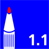 Viltstift Bic 1445 ecolutions rond F blauw - afbeelding 9
