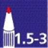 Viltstift edding 8300 industrie rond 1-3mm rood - afbeelding 5